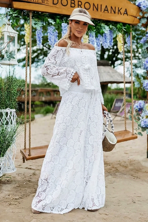 Комплект VIONELA, Цвят: бял, IVET.BG - Твоят онлайн бутик.