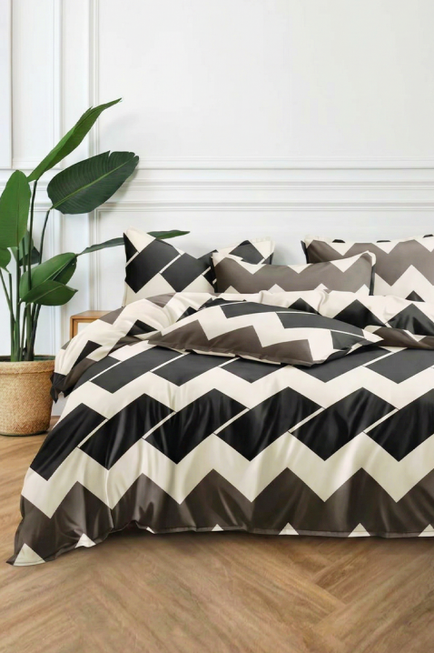 Спален комплект FIONELSY 160x200 cm памук - 3 части, Цвят: многоцветен, IVET.BG - Твоят онлайн бутик.