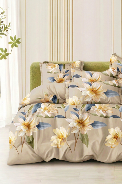 Спален комплект MIOGENY 160x200 cm памук - 3 части, Цвят: многоцветен, IVET.BG - Твоят онлайн бутик.