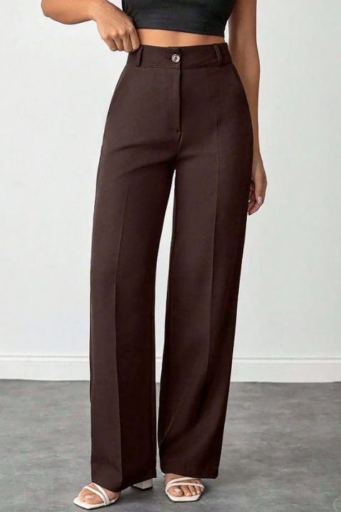 Панталон NIVOLZA, Цвят: кафяв, IVET.BG - Твоят онлайн бутик.