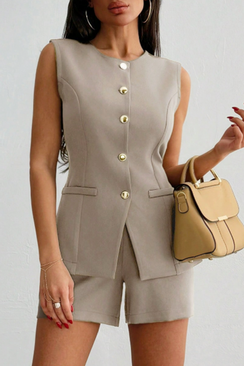 Комплект MOCHELZA, Цвят: мока, IVET.BG - Твоят онлайн бутик.