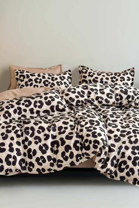 Спален комплект LIOGERFY 160x200 cm памук - 3 части, Цвят: беж, IVET.BG - Твоят онлайн бутик.