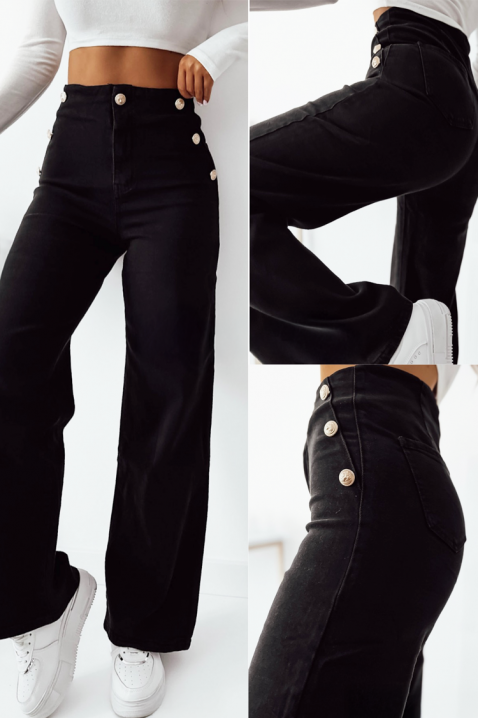 Дънки ZERDILMA BLACK, Цвят: черен, IVET.BG - Твоят онлайн бутик.