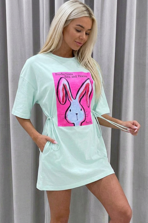 Туника VLADOLZA MINT, Цвят: мента, IVET.BG - Твоят онлайн бутик.