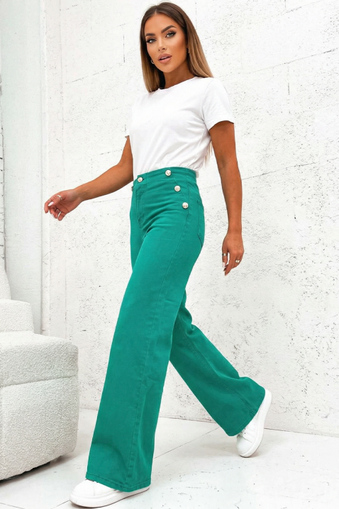 Дънки ZERDILMA GREEN, Цвят: зелен, IVET.BG - Твоят онлайн бутик.