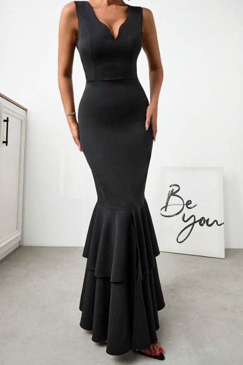 Рокля VALMONZA, Цвят: черен, IVET.BG - Твоят онлайн бутик.