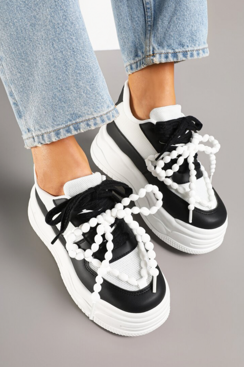 Дамски кецове MOLENZA BLACK, Цвят: черен, IVET.BG - Твоят онлайн бутик.