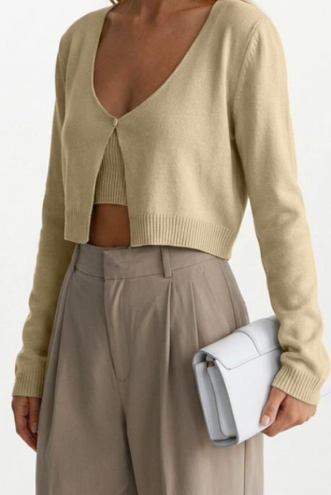 Комплект MELVONZA, Цвят: беж, IVET.BG - Твоят онлайн бутик.