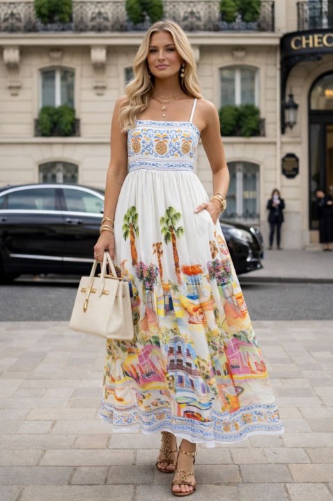 Рокля DELONDRA, Цвят: многоцветен, IVET.BG - Твоят онлайн бутик.