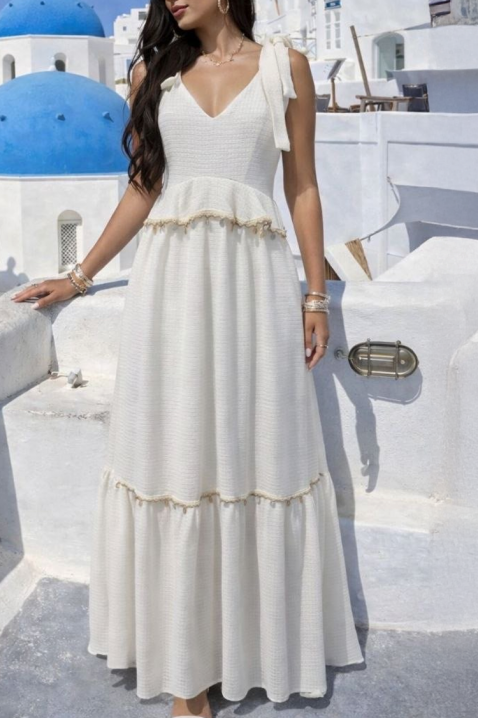 Рокля SEMARELDA, Цвят: бял, IVET.BG - Твоят онлайн бутик.