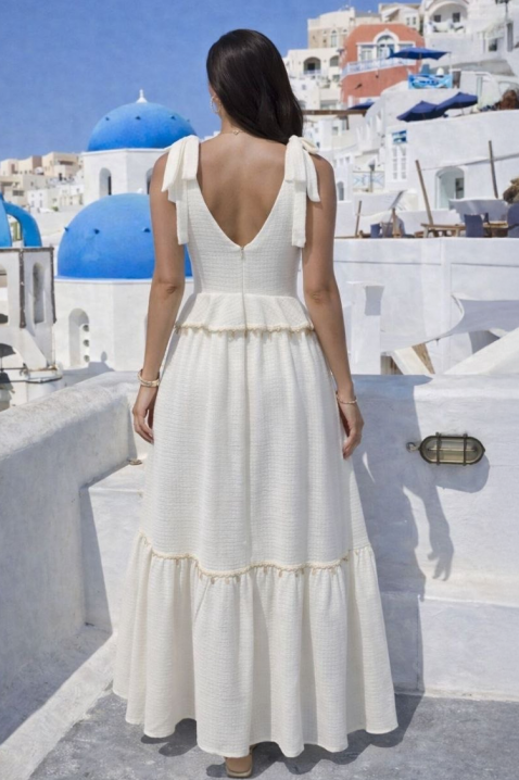 Рокля SEMARELDA, Цвят: бял, IVET.BG - Твоят онлайн бутик.