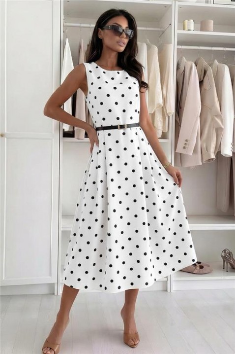 Рокля SALMENDRA WHITE, Цвят: бял, IVET.BG - Твоят онлайн бутик.