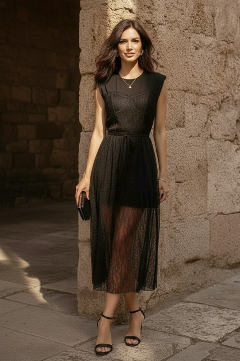 Рокля BRALINZA BLACK, Цвят: черен, IVET.BG - Твоят онлайн бутик.