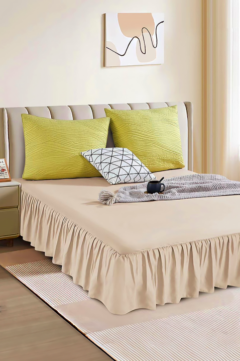 Покривало за легло BENJILFA BEIGE 200х220 cm, Цвят: беж, IVET.BG - Твоят онлайн бутик.