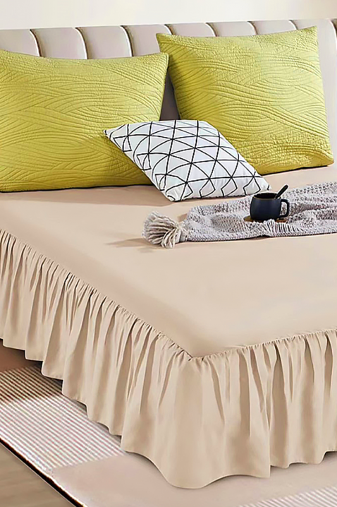 Покривало за легло BENJILFA BEIGE 200х220 cm, Цвят: беж, IVET.BG - Твоят онлайн бутик.