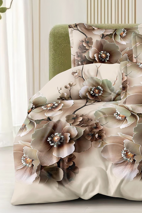 Стилен спален комплект от четири части с флорален дизайн FLORYANA 200x220 cm, Цвят: многоцветен, IVET.BG - Твоят онлайн бутик.