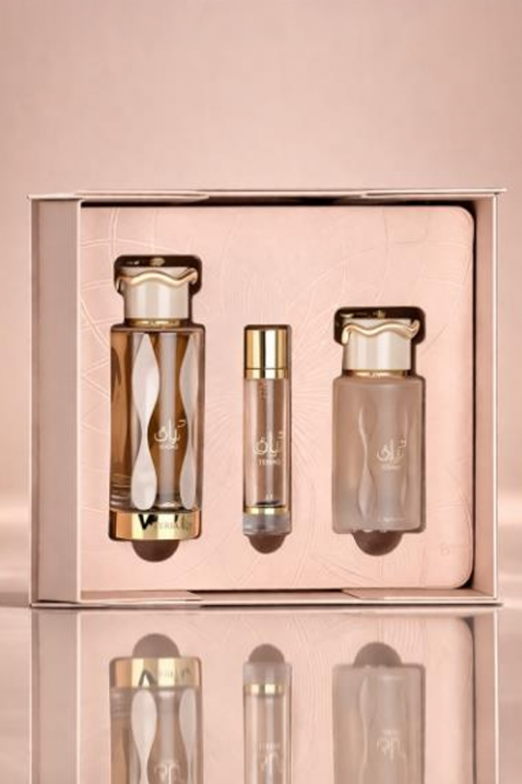 Унисекс арабски комплект Lattafa Teriaq Edp 100 ml + Edp 12 ml + Hair Mist 50 mlIVET.BG - Твоят онлайн бутик.