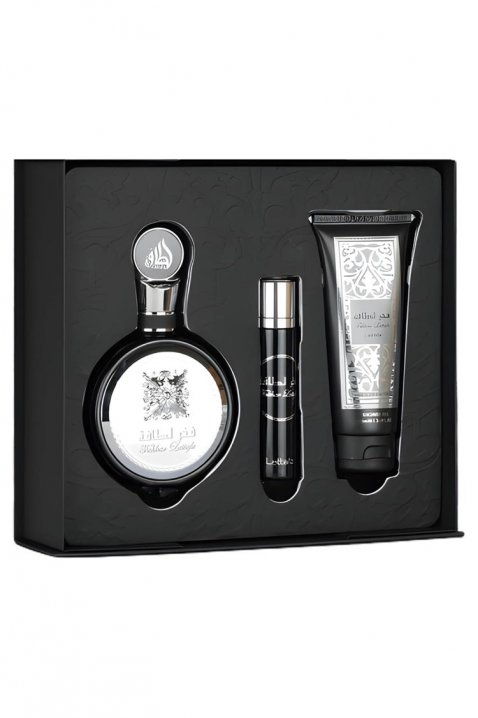 Мъжки арабски комплект Lattafa Fakhar Men Edp 100 ml + Edp 12 ml + Shower Gel 100 mlIVET.BG - Твоят онлайн бутик.
