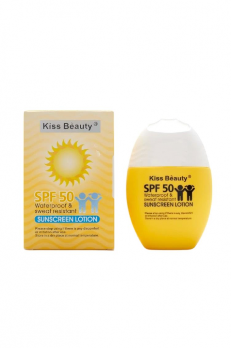 Слънцезащитен лосион КISS BEAUTY SPF 50IVET.BG - Твоят онлайн бутик.