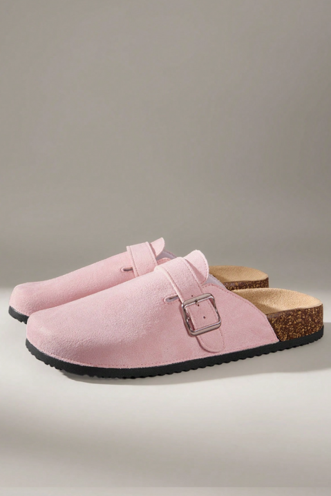 Дамски сабо чехли с катарама CAMILSA PINK, Цвят: розов, IVET.BG - Твоят онлайн бутик.