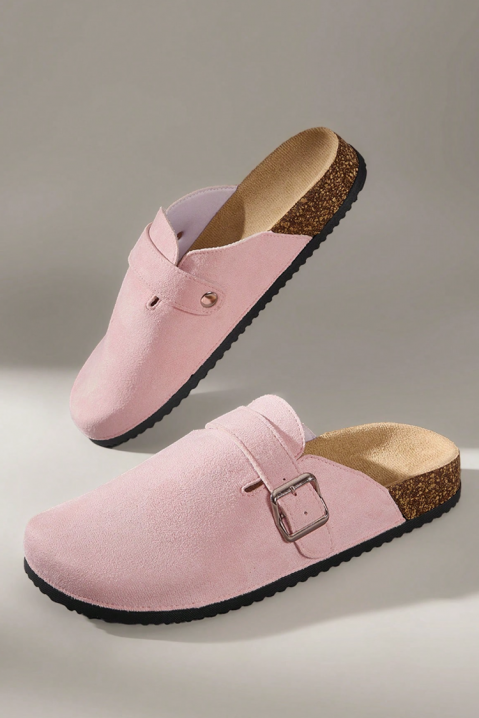 Дамски сабо чехли с катарама CAMILSA PINK, Цвят: розов, IVET.BG - Твоят онлайн бутик.