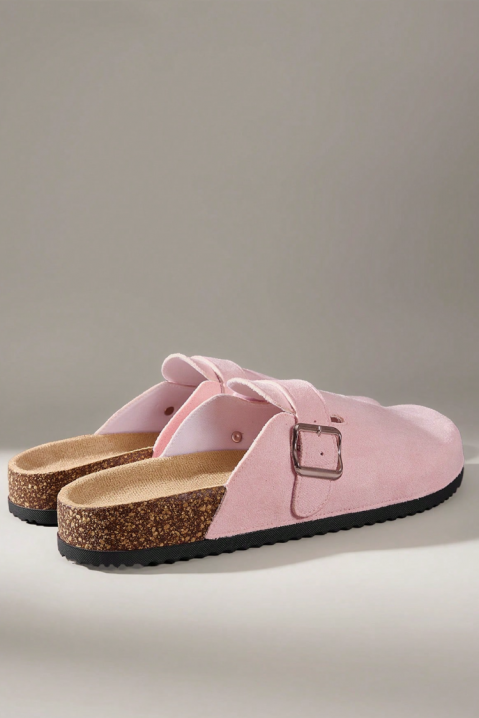 Дамски сабо чехли с катарама CAMILSA PINK, Цвят: розов, IVET.BG - Твоят онлайн бутик.