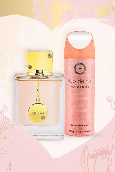 Дамски арабски комплект Armaf Club de Nuit Woman Edp 105 ml + Body Spray 200 mlIVET.BG - Твоят онлайн бутик.