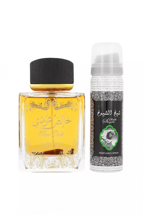 Унисекс арабски комплект Lattafa Pure Oudi Edp 100 ml + Deodorant 50 mlIVET.BG - Твоят онлайн бутик.