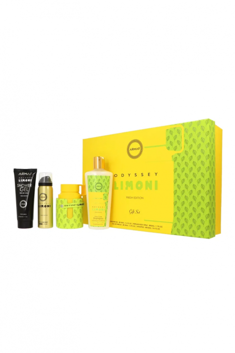 Унисекс арабски комплект Armaf Odyssey Limoni Fresh Edition Edp 100 ml + Perfume Body Spray 50 ml + Shower Gel 100 ml + Shampoo 250 mlIVET.BG - Твоят онлайн бутик.