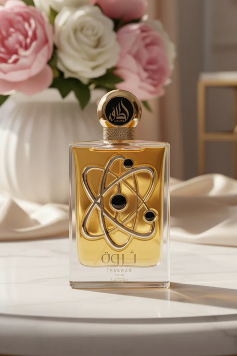 Арабски парфюм Lattafa Tharwah Gold EDP 100 mlIVET.BG - Твоят онлайн бутик.