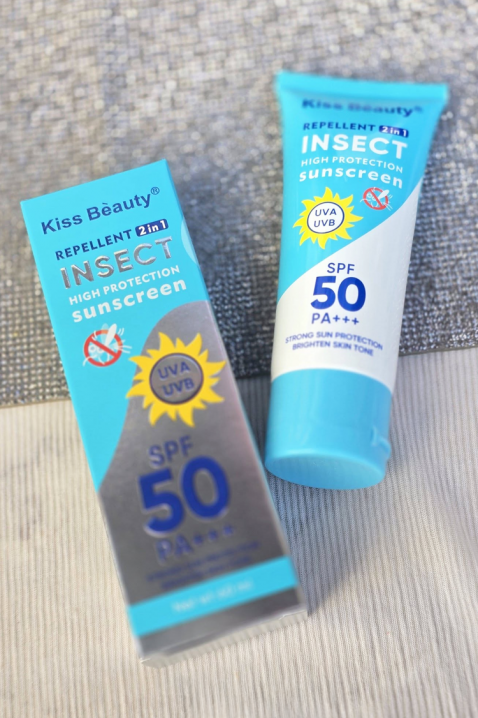 Kiss Beauty Insect 2 в 1 репелент и слънцезащитен крем 60 mlIVET.BG - Твоят онлайн бутик.