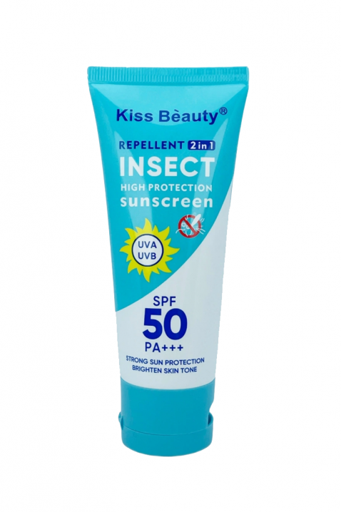 Kiss Beauty Insect 2 в 1 репелент и слънцезащитен крем 60 mlIVET.BG - Твоят онлайн бутик.