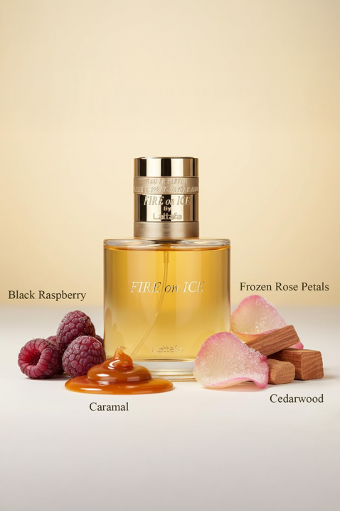 Арабски парфюм Lattafa Fire On Ice Edp 110 mlIVET.BG - Твоят онлайн бутик.