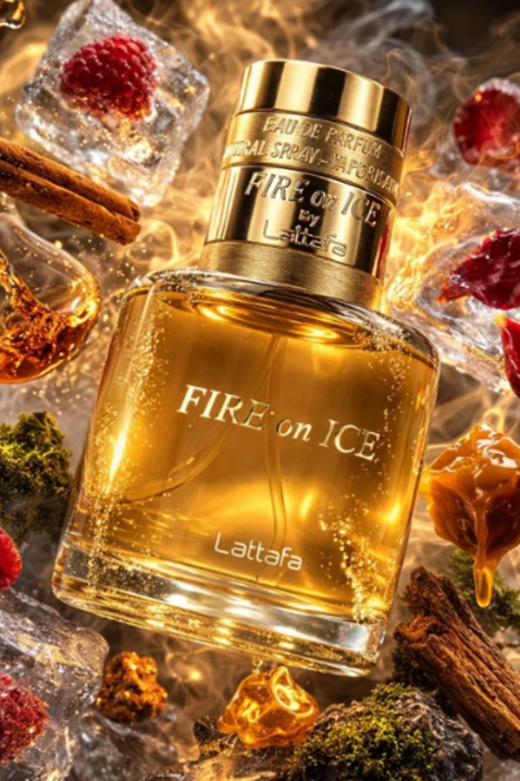 Арабски парфюм Lattafa Fire On Ice Edp 110 mlIVET.BG - Твоят онлайн бутик.