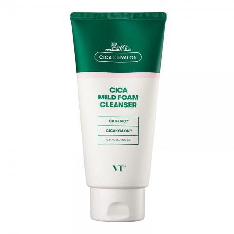 VT COSMETICS Cica Mild Foam Cleanser 300 mlIVET.BG - Твоят онлайн бутик.