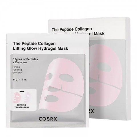COSRX Peptide Collagen Glow Hydrogel Mask 34g * 3 pcsIVET.BG - Твоят онлайн бутик.