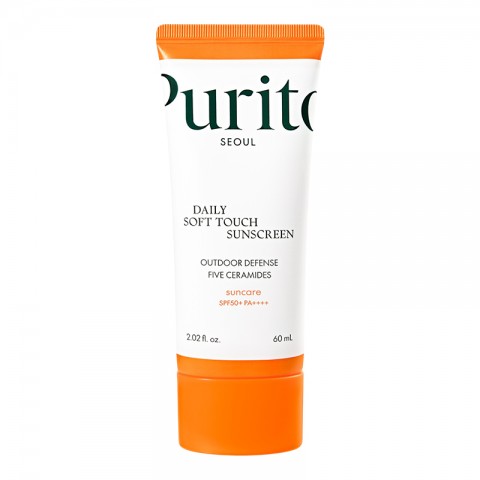 PURITO Seoul Daily Soft Touch Sunscreen SPF 50 PA++++ Ceramide Sunscreen 60 mlIVET.BG - Твоят онлайн бутик.
