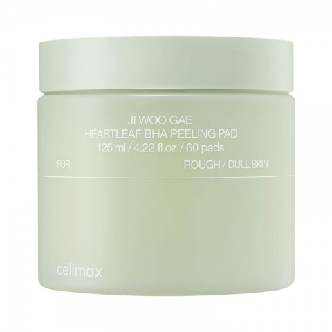 CELIMAX Ji Woo Gae Heartleaf BHA Peeling Pad 125 ml 60 pcsIVET.BG - Твоят онлайн бутик.