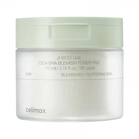 CELIMAX Ji Woo Gae Cica BHA Blemish Toner Pad 170 mlIVET.BG - Твоят онлайн бутик.