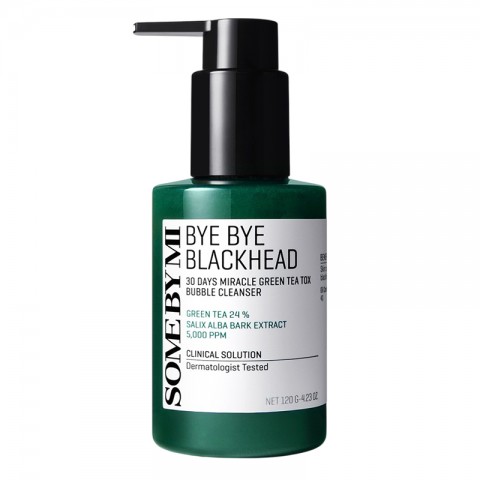 SomeByMi Bye Bye Blackhead 30 Days Miracle Green TeaTox Bubble Cleanser 120 gIVET.BG - Твоят онлайн бутик.
