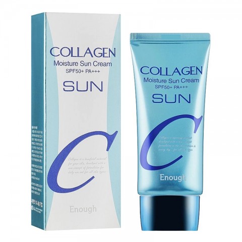 ENOUGH Collagen Moisture Sun Cream SPF50+ PA++++ 50 gIVET.BG - Твоят онлайн бутик.