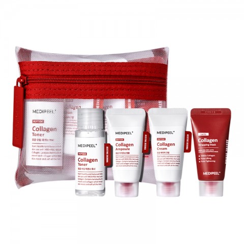MEDI-PEEL Red Lacto Collagen Skin Care Trial Kit (30ml+15ml*3)IVET.BG - Твоят онлайн бутик.