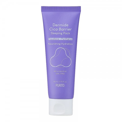 PURITO Dermide Cica Barrier Sleeping Pack 80 mlIVET.BG - Твоят онлайн бутик.