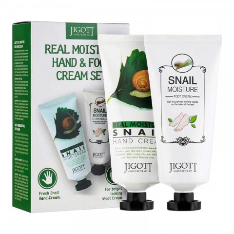 JIGOTT Real Moisture Hand & Foot Cream Set (100 ml+100 ml)IVET.BG - Твоят онлайн бутик.