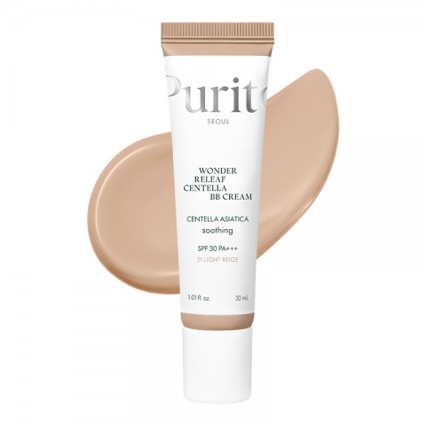 PURITO BB cream Seoul Wonder Releaf Centella BB Cream №21 Light Beige 30 mlIVET.BG - Твоят онлайн бутик.