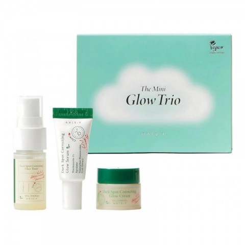 AXIS-Y The Mini Glow Trio Toner 12 ml + Serum 5 ml + Cream 5 mlIVET.BG - Твоят онлайн бутик.