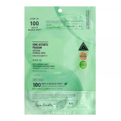 VT COSMETICS RETI-A REEDLE SHOT 100 2STEP HYDROGEL MASK 1,5 g + 33 gIVET.BG - Твоят онлайн бутик.