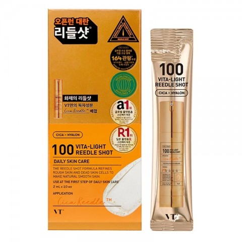 VT COSMETICS Vita-Light Reedle Shot 100 SET 2 ml * 10 pcsIVET.BG - Твоят онлайн бутик.
