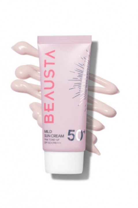 BEAUSTA Mild Sun Cream Pink Tone-Up SPF50+ 50 mlIVET.BG - Твоят онлайн бутик.