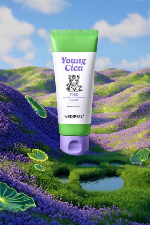 MEDI-PEEL Young Cica PDRN Trouble Soothing Cream 80 mlIVET.BG - Твоят онлайн бутик.